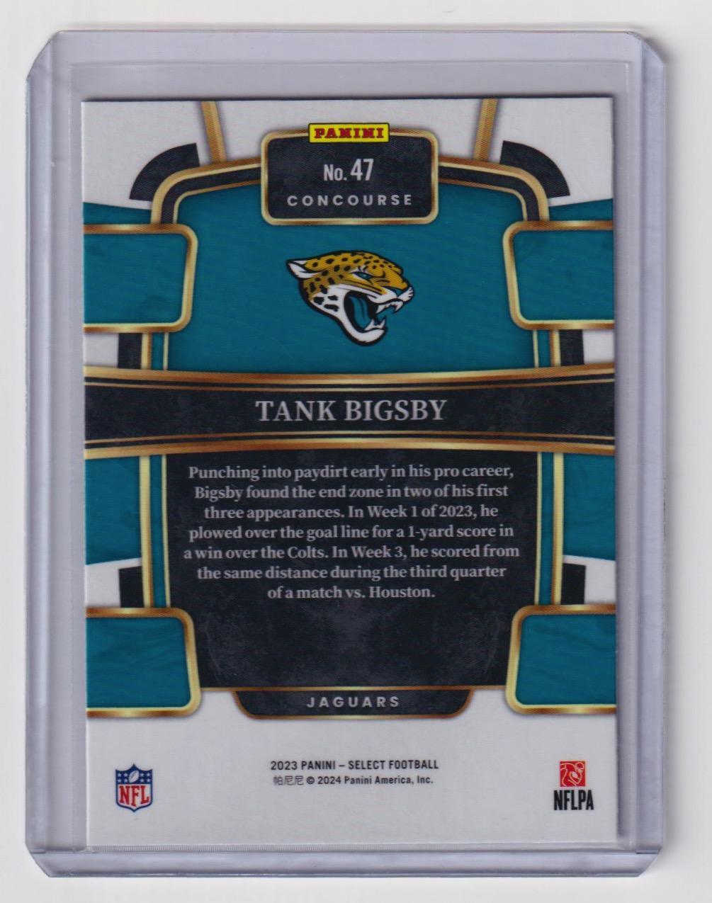 2023 Panini Select #47 Tank Bigsby