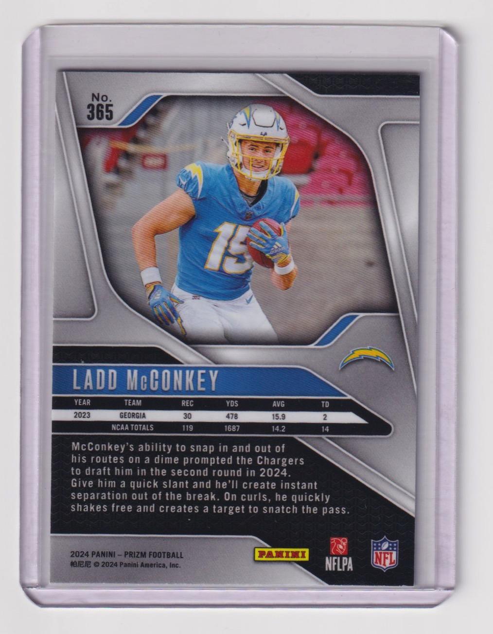 2024 Panini Prizm #365 Ladd McConkey