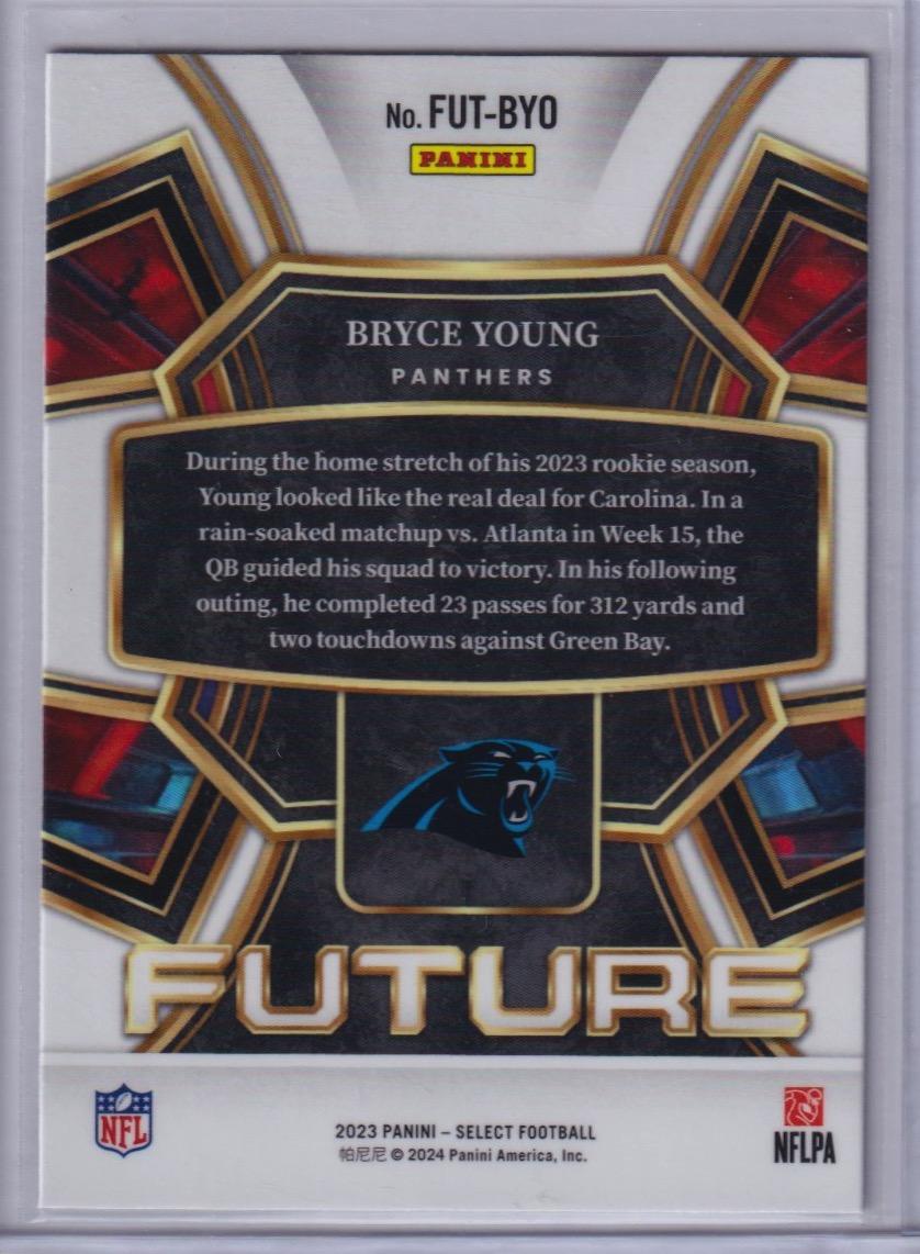 2023 Panini Select #FUT-BYO Bryce Young Future