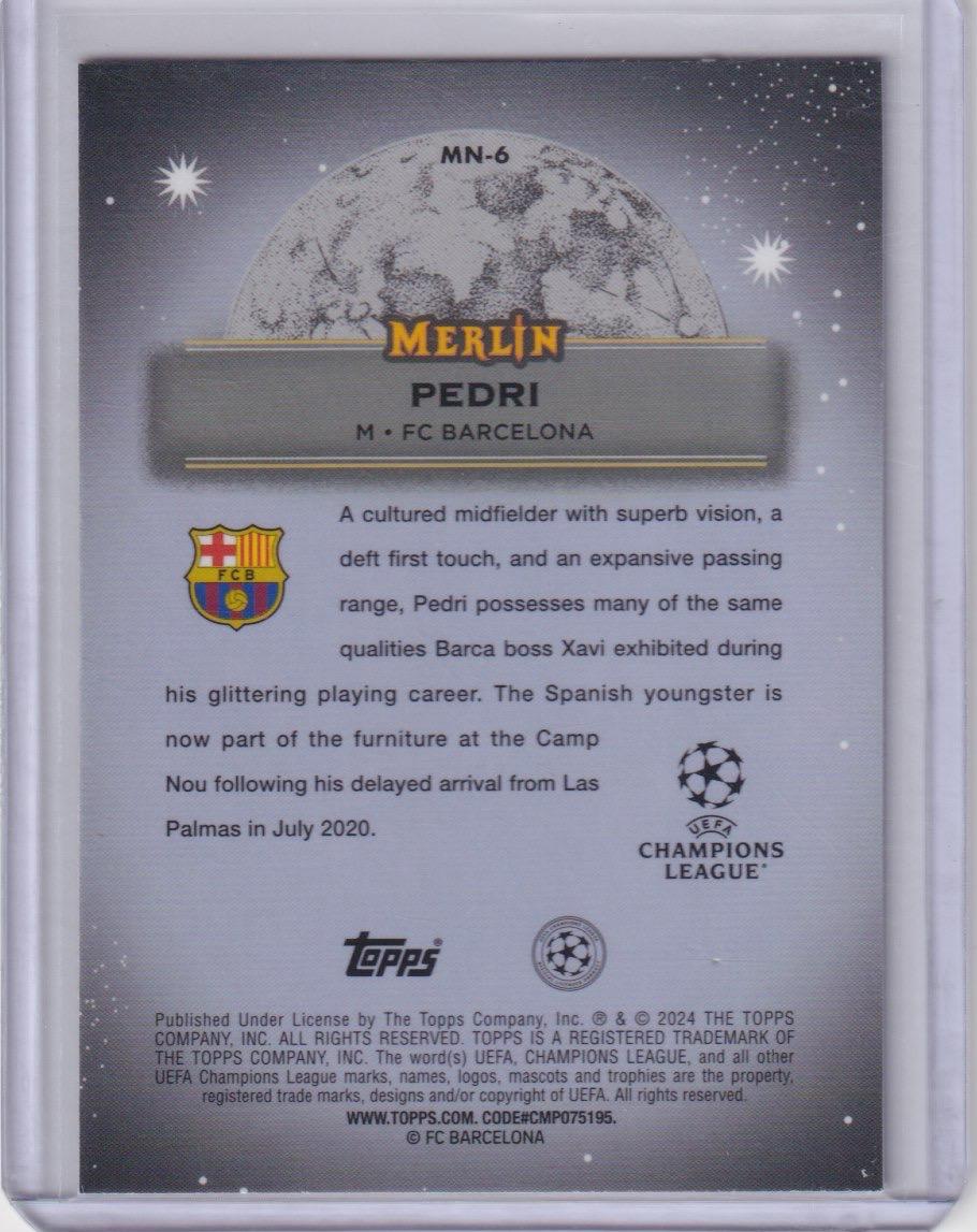 2023-24 Merlin UEFA Club Competitions #MN-6 Pedri Mystic Nights