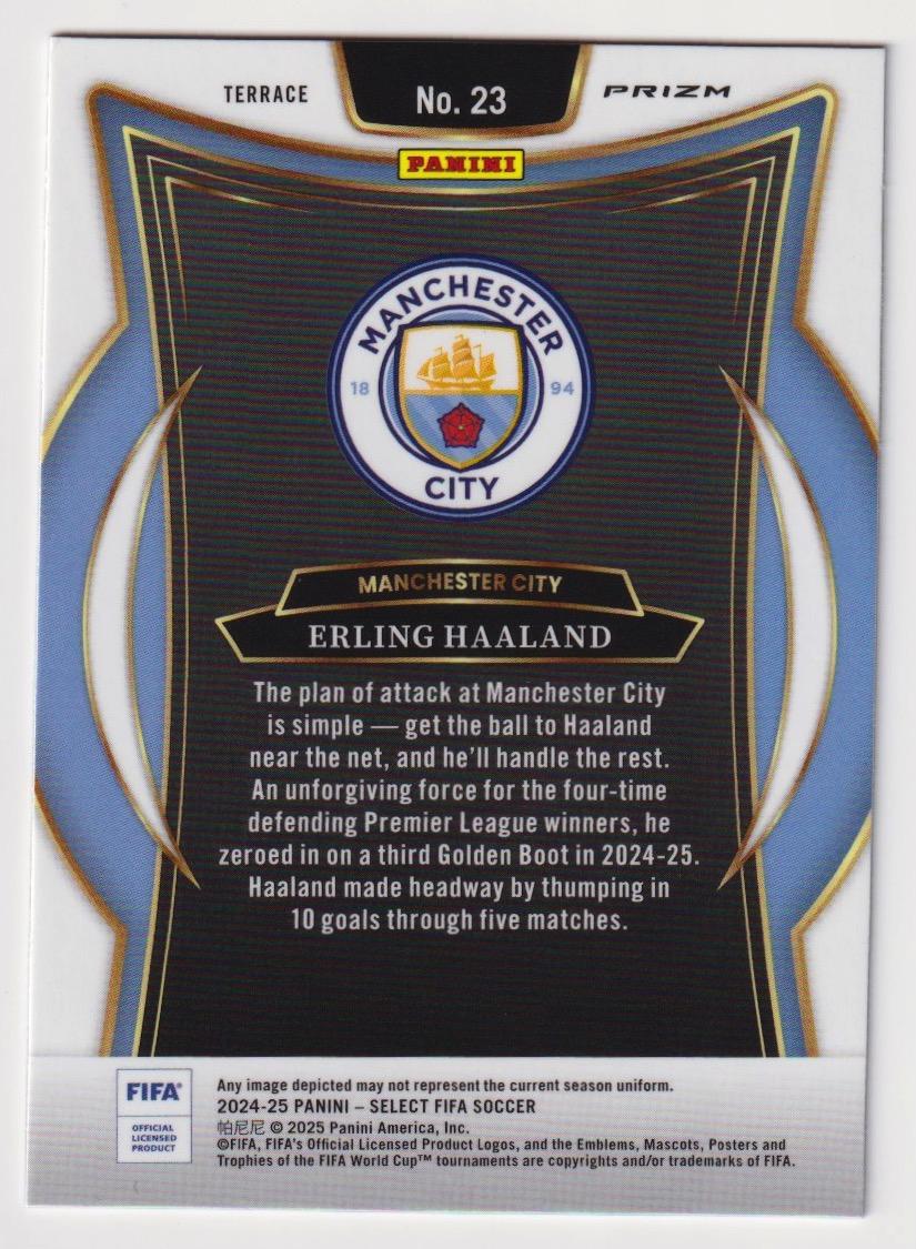 2024-25 Panini Select FIFA #23 Erling Haaland Ice
