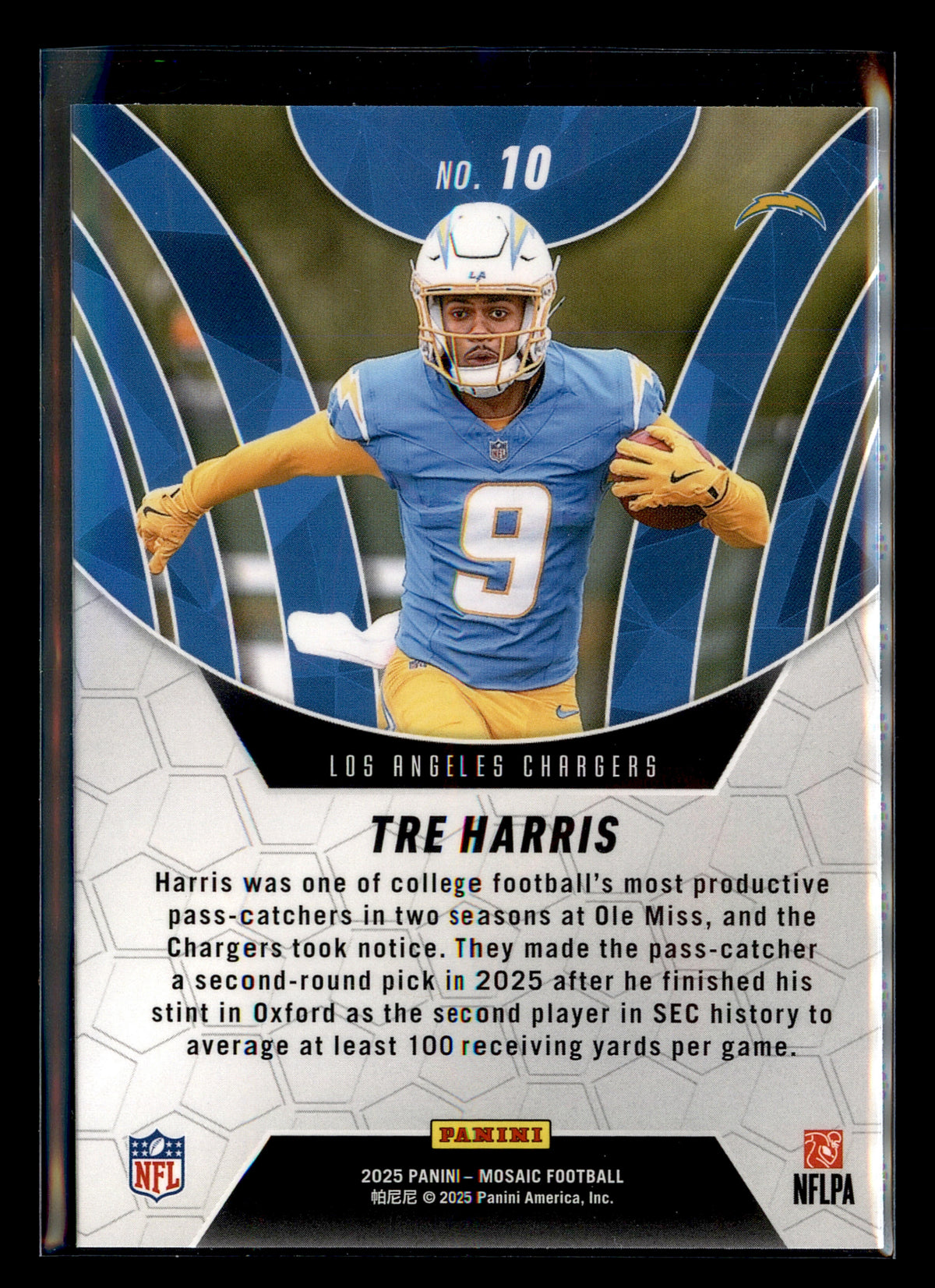 2025 Panini Mosaic #10 Tre Harris Elevate
