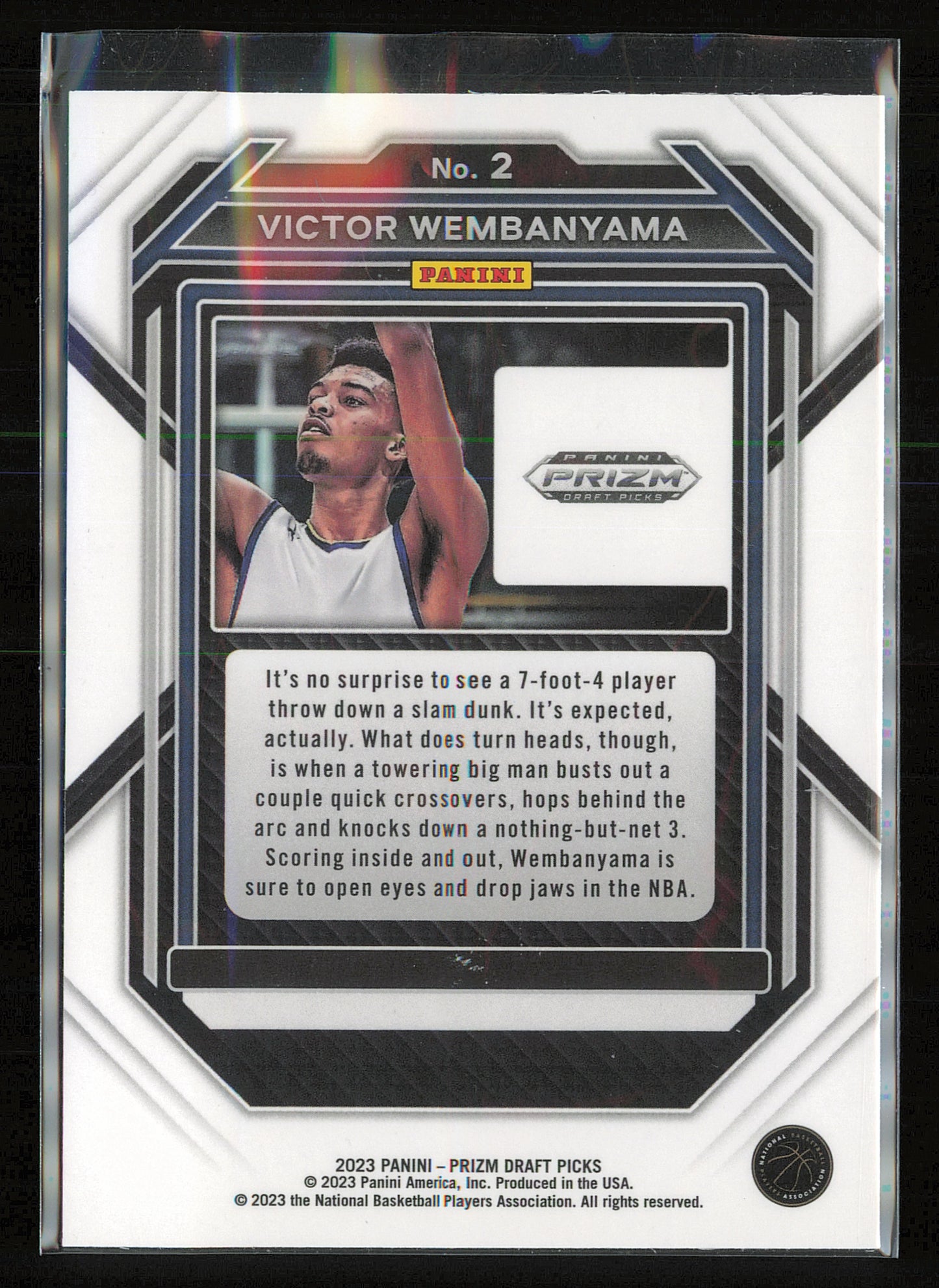 2023 Panini Prizm Draft Picks #2 Victor Wembanyama
