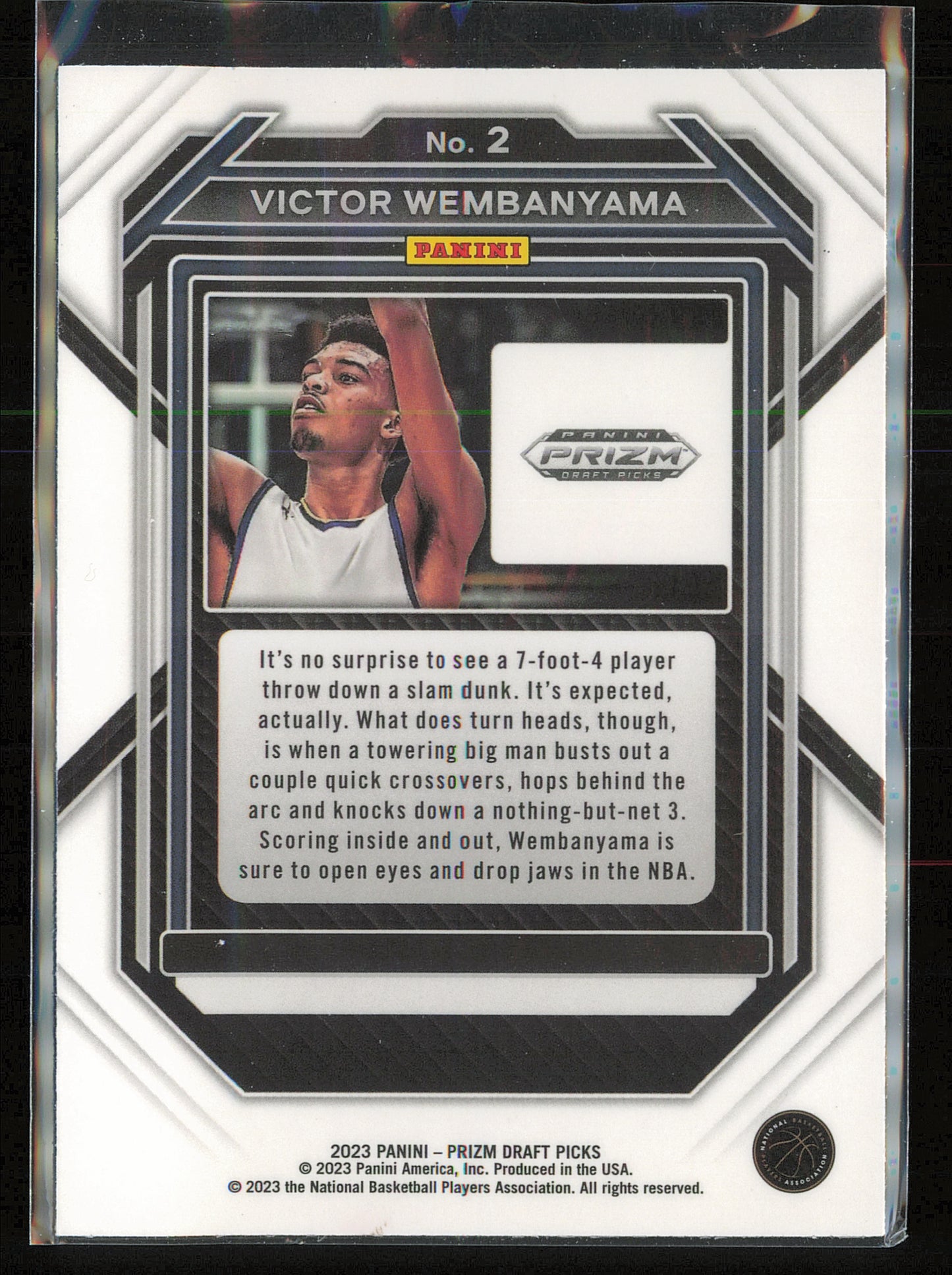 2023 Panini Prizm Draft Picks #2 Victor Wembanyama