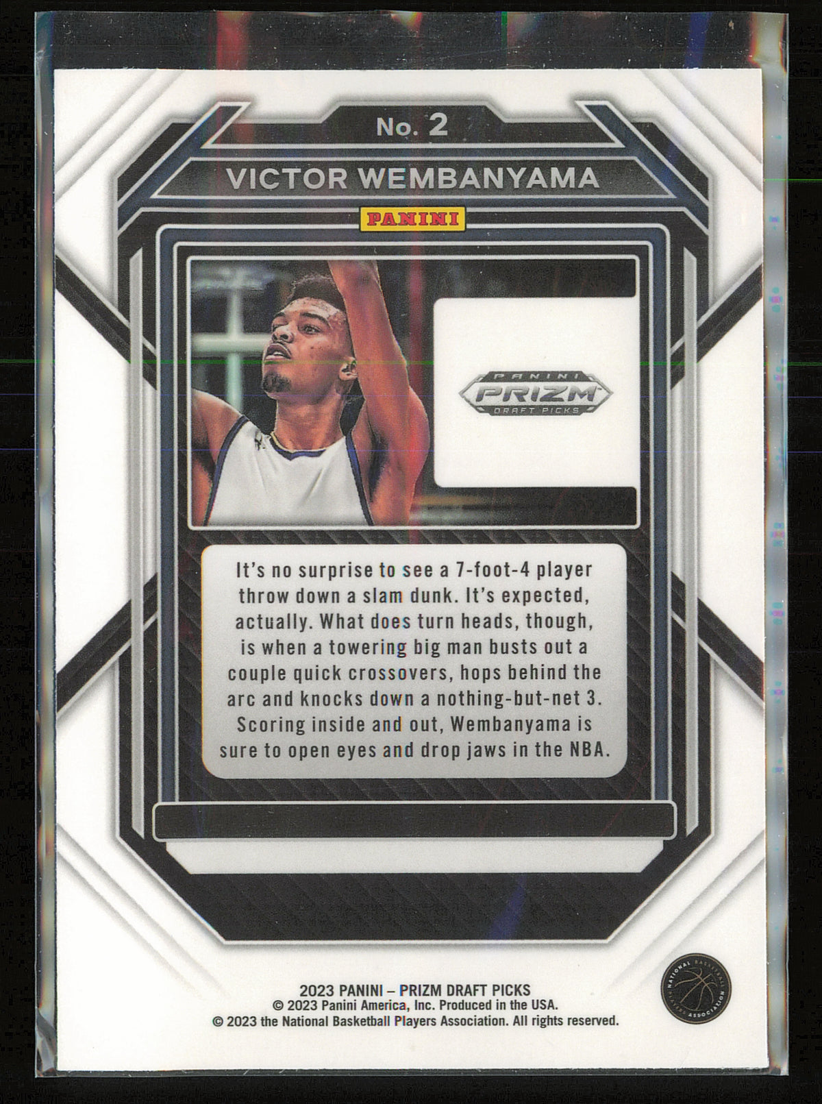 2023 Panini Prizm Draft Picks #2 Victor Wembanyama