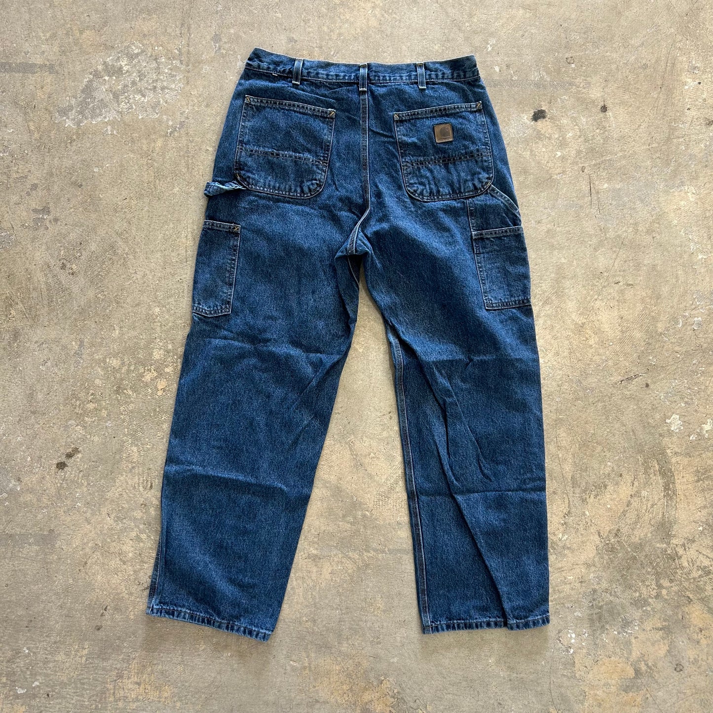 Carhartt Denim Carpenter Pants Sz 35 x 30