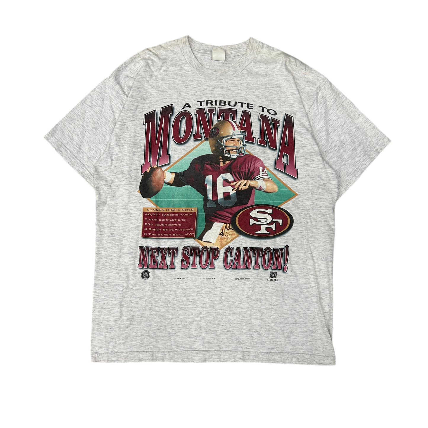 VTG 1997 49ers Joe Montana Tribute