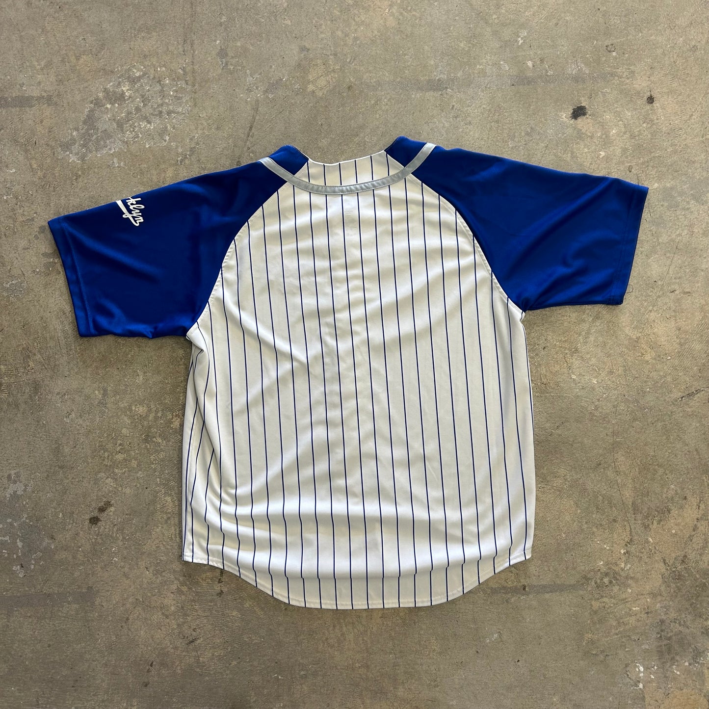 Dodger Striped Jersey Sz XL