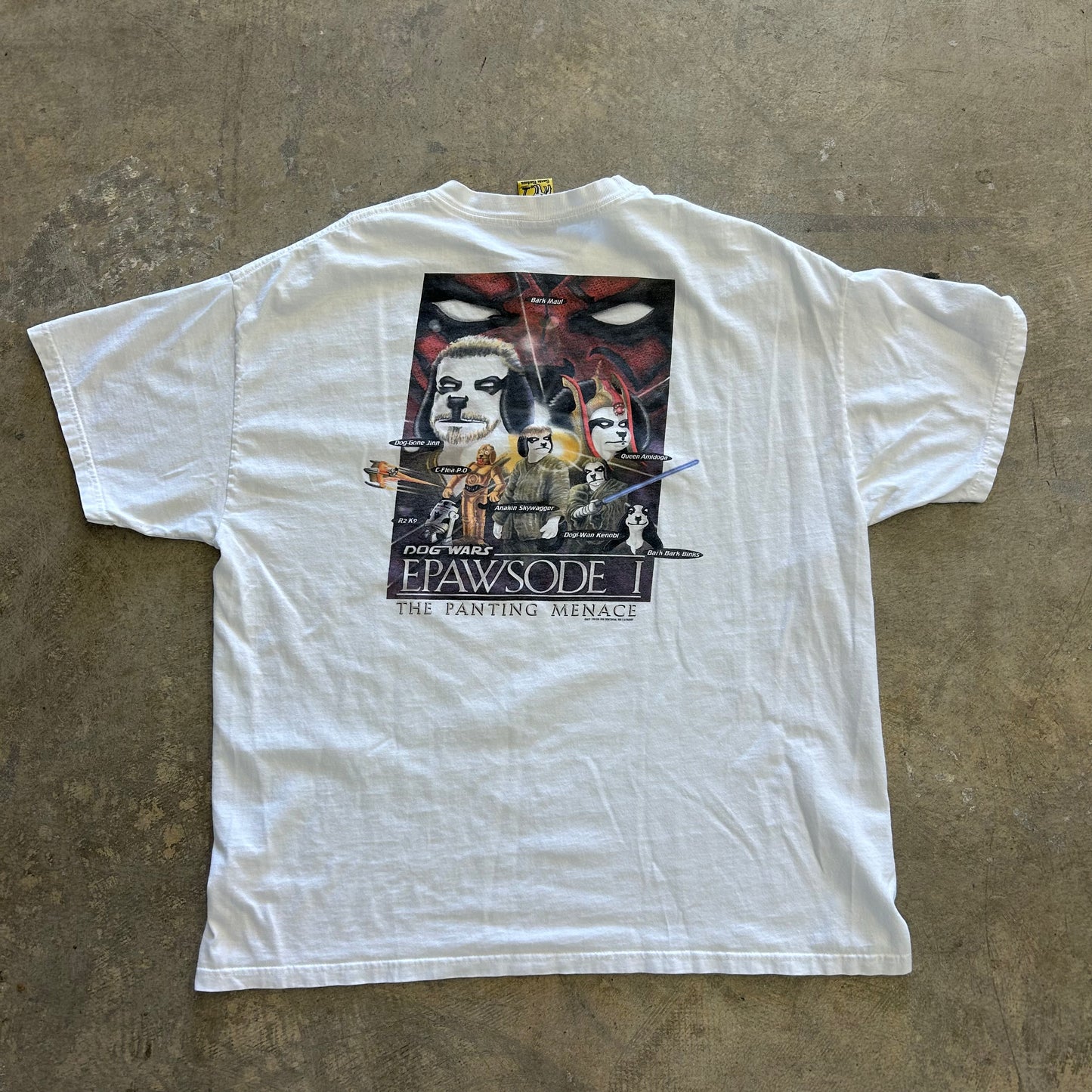 Vintage 1999 Big Dog Star Wars Tee Sz XL