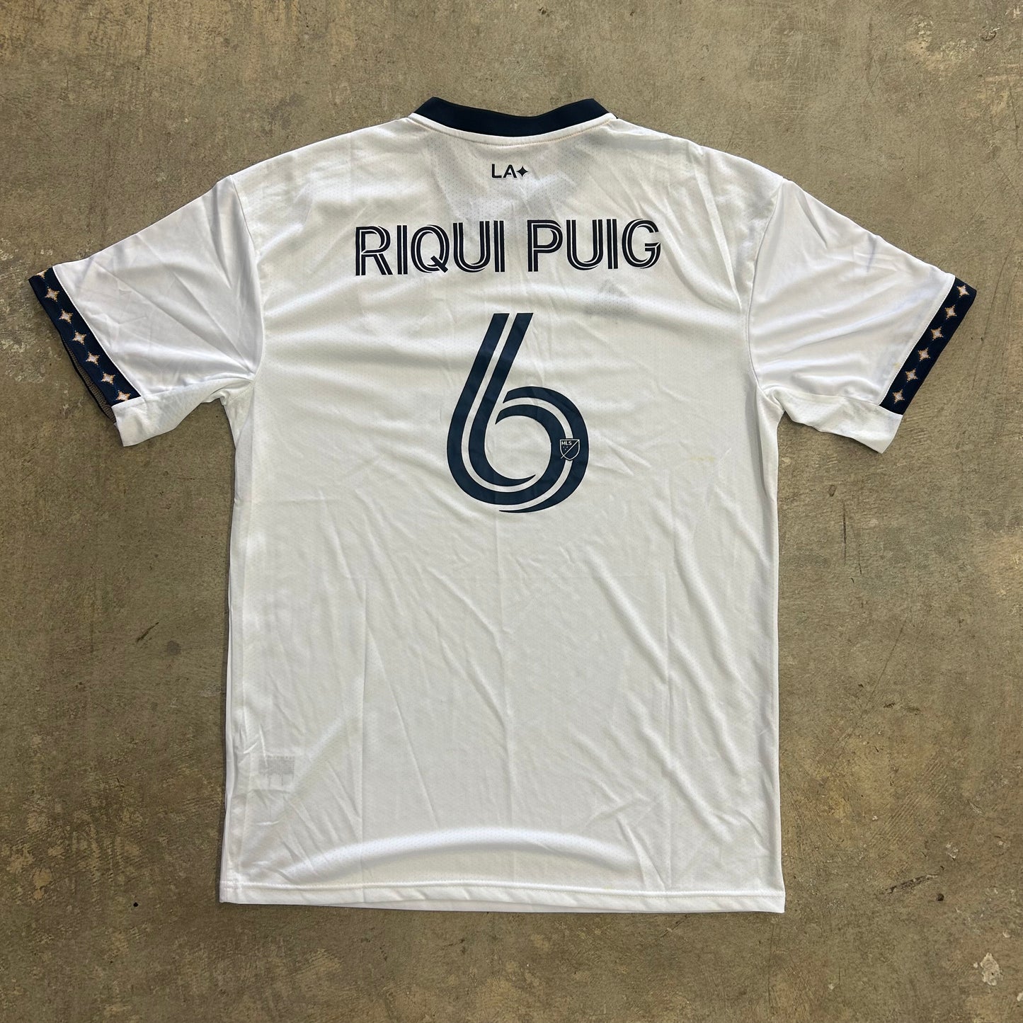 LA Galaxy #6 Riqui Puig White Jersey Sz 2XL