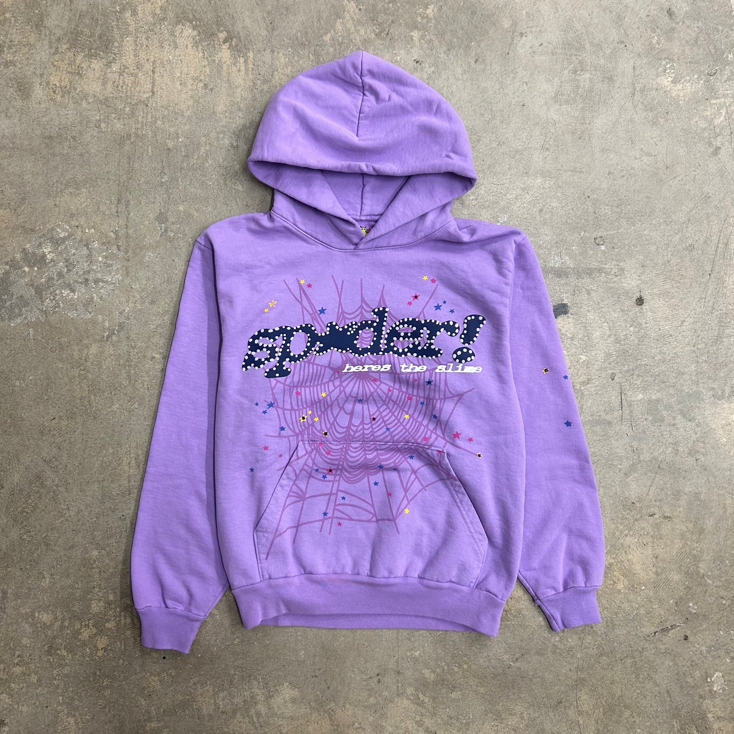Sp5der Hoodie Açaí Sz S