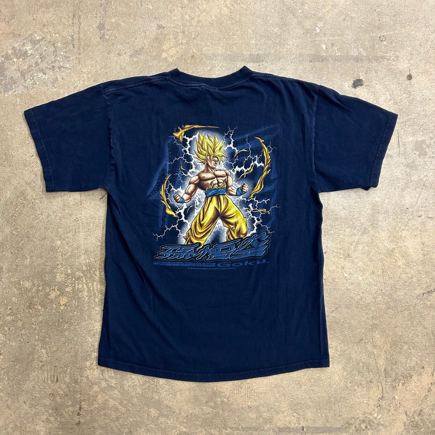 Dragon Ball Z Vintage 1999 Super Saiyan Goku Tee Sz L