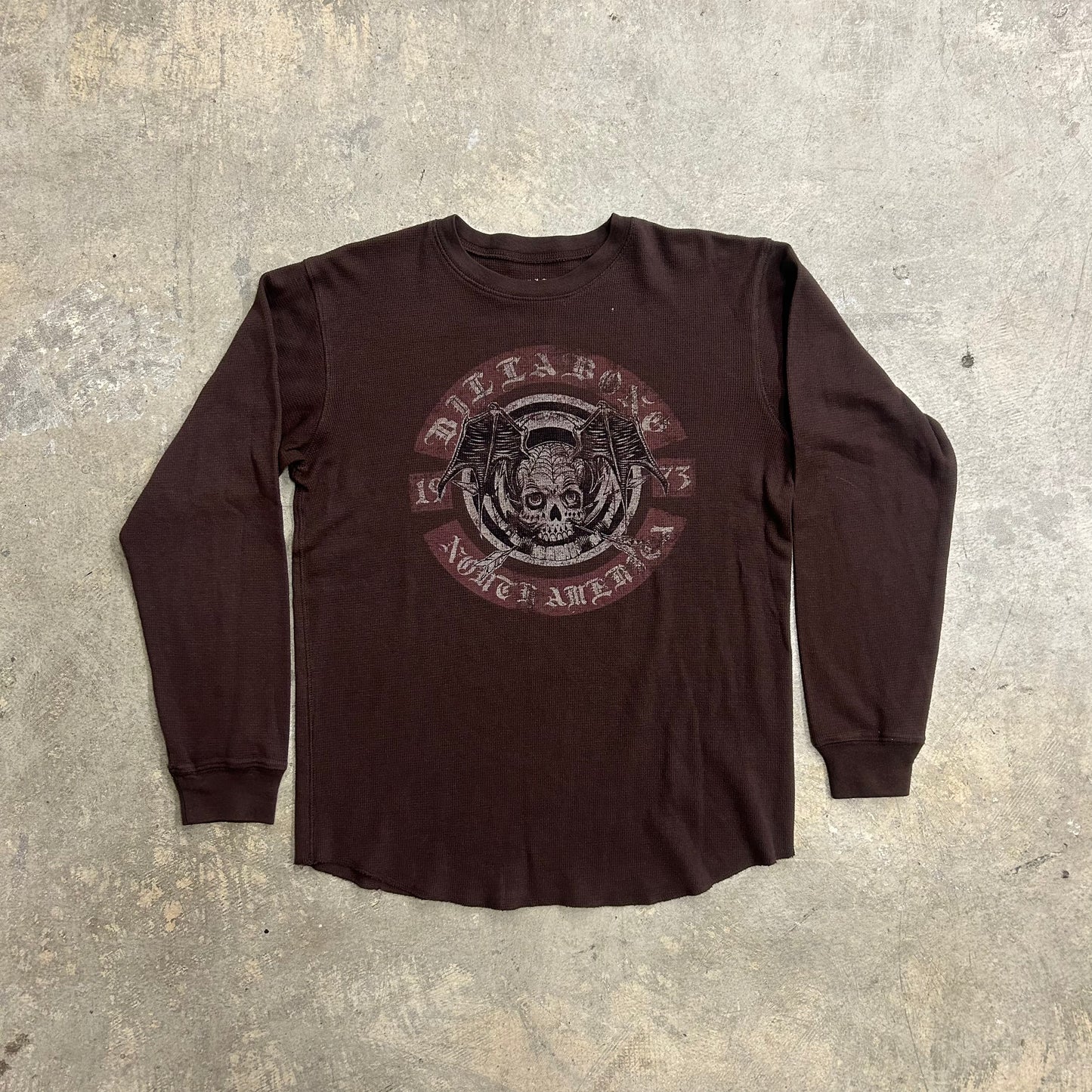 Bollabong Y2k Brown Long Sleeve Sz L