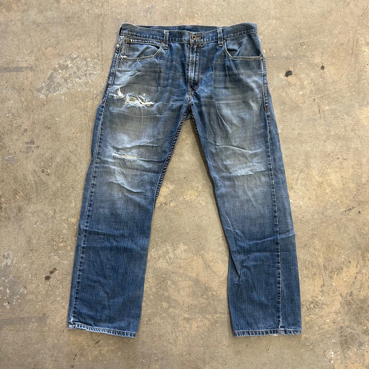 Levis Baggy Strait Leg Jeans Sz 38 x 32