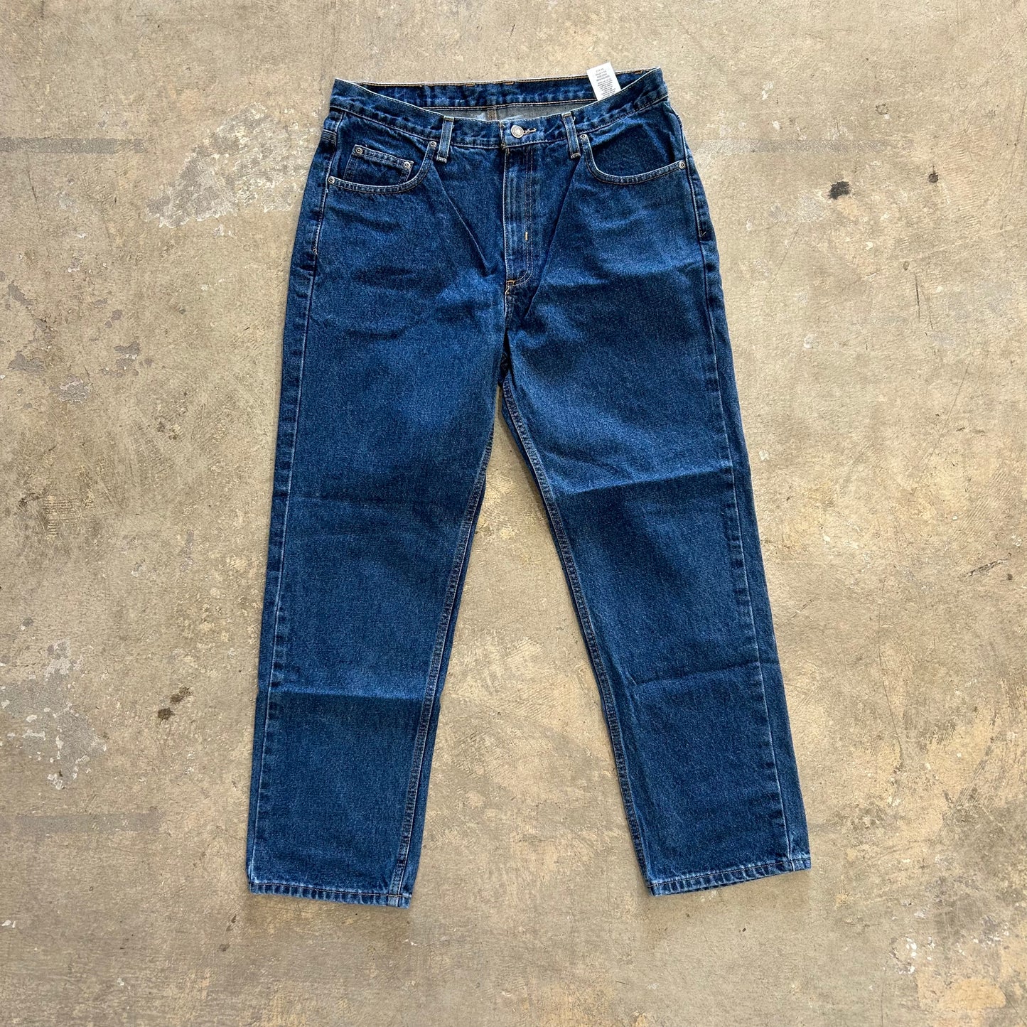 Mens Denim Blue Jeans Baggy Sz 34 x 29