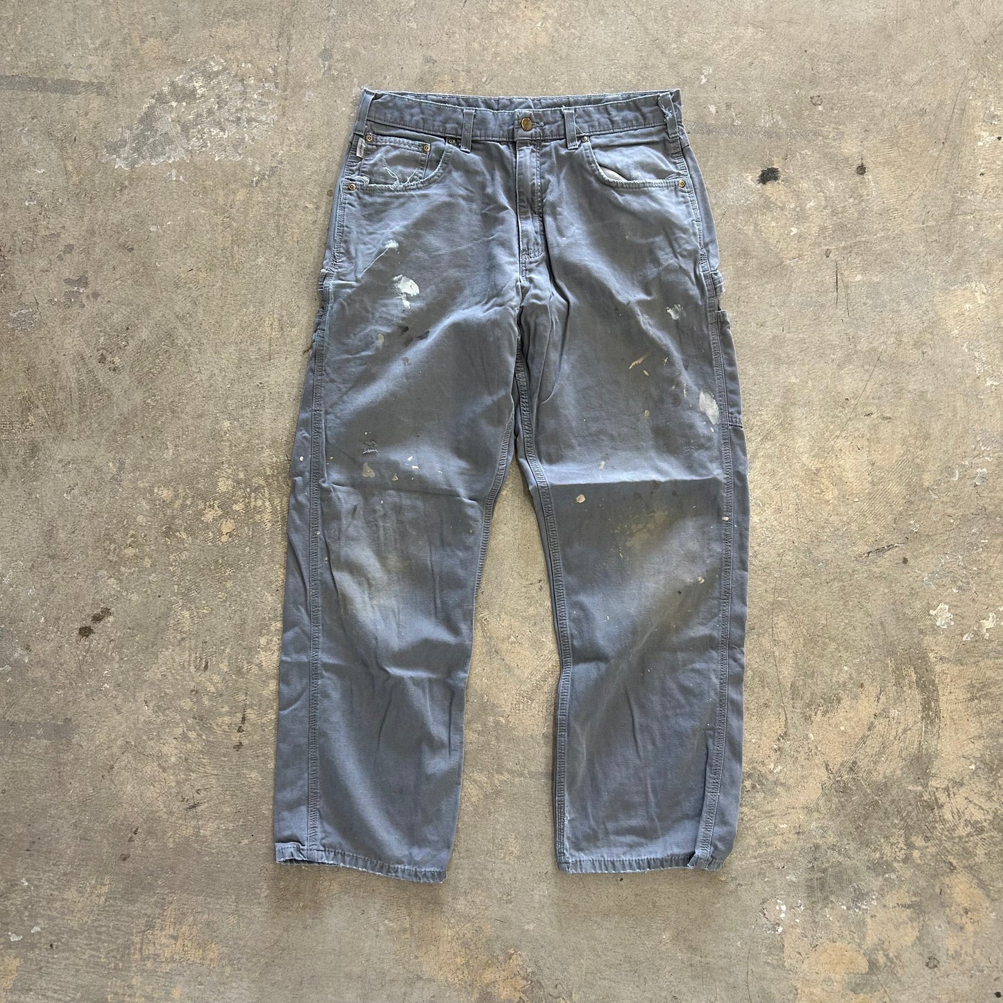 Carhartt Grey Carpenter Pants Sz 32 x 30