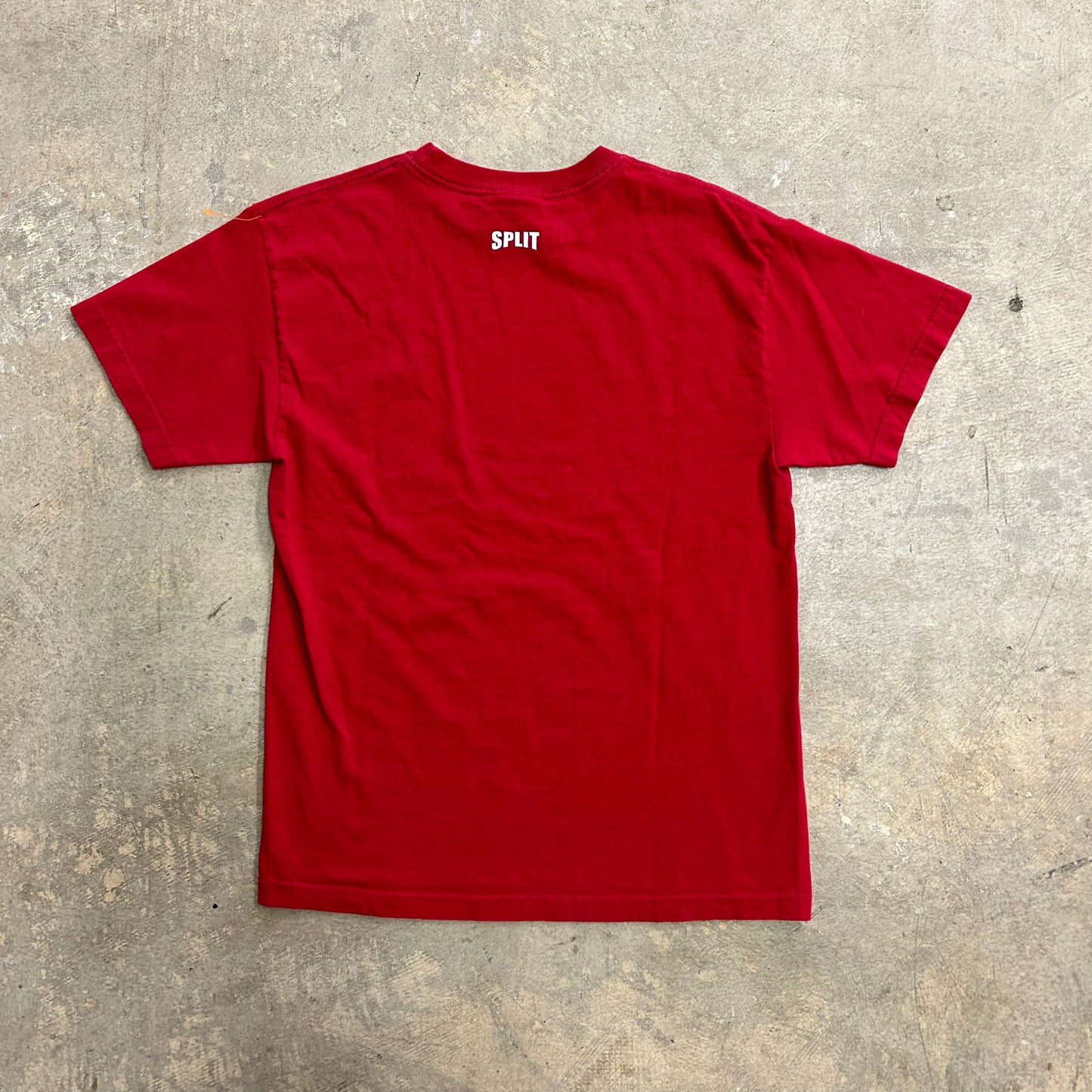 Split Red Tee Sz M