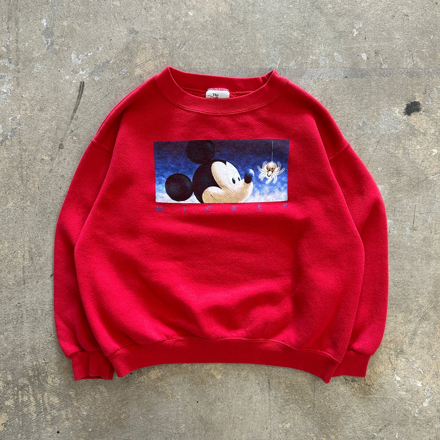 Mickey Red Kids Sweatshirt Sz M