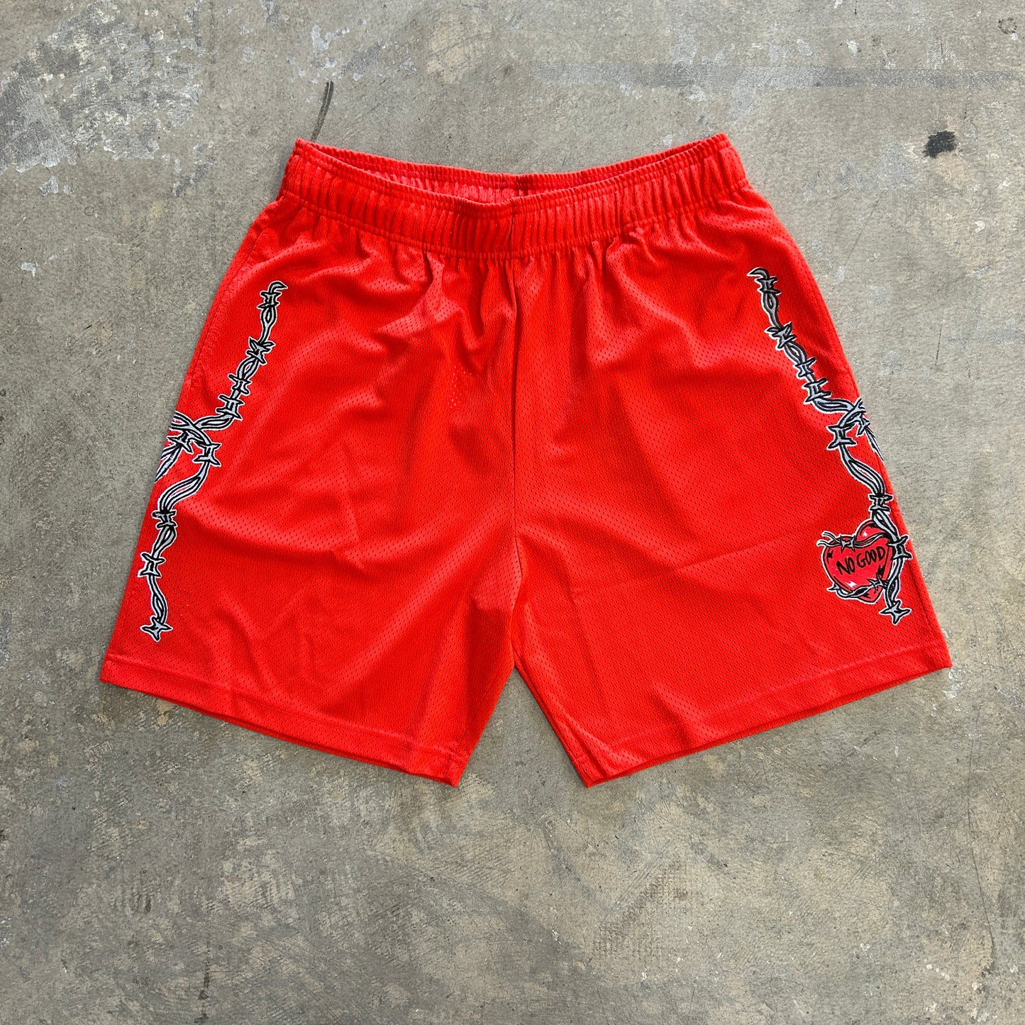 Warren Lotas Orange No Good Shorts Sz XL