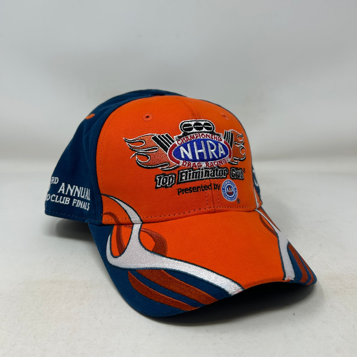 NHRA Orange Blue Hat 2017