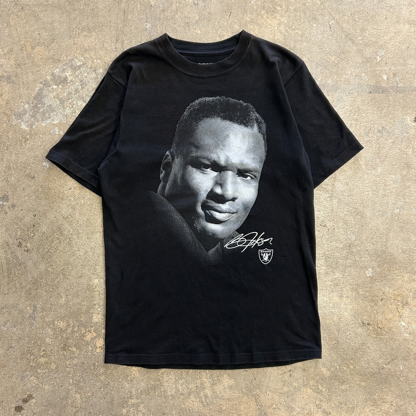 Bo Jackson Raiders Tee Sz S