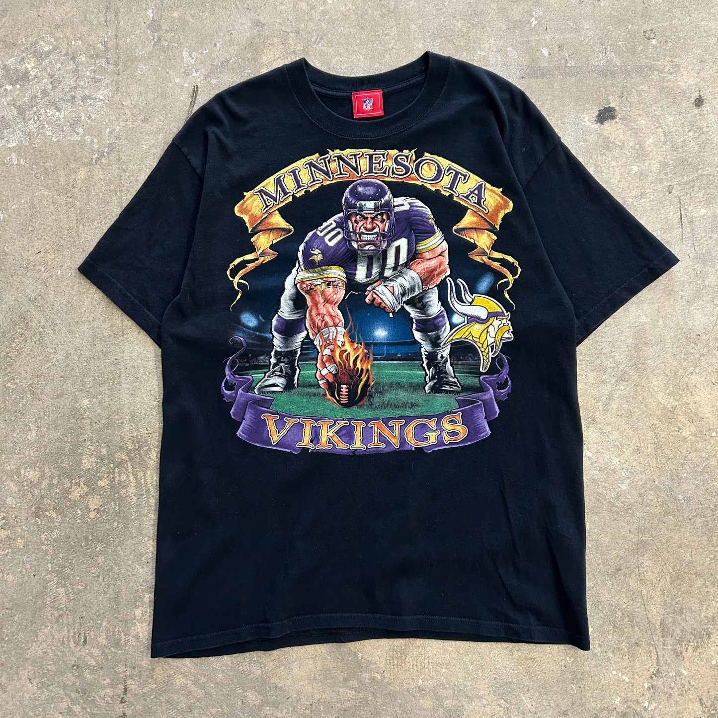 Vikings Hiking Tee Sz L