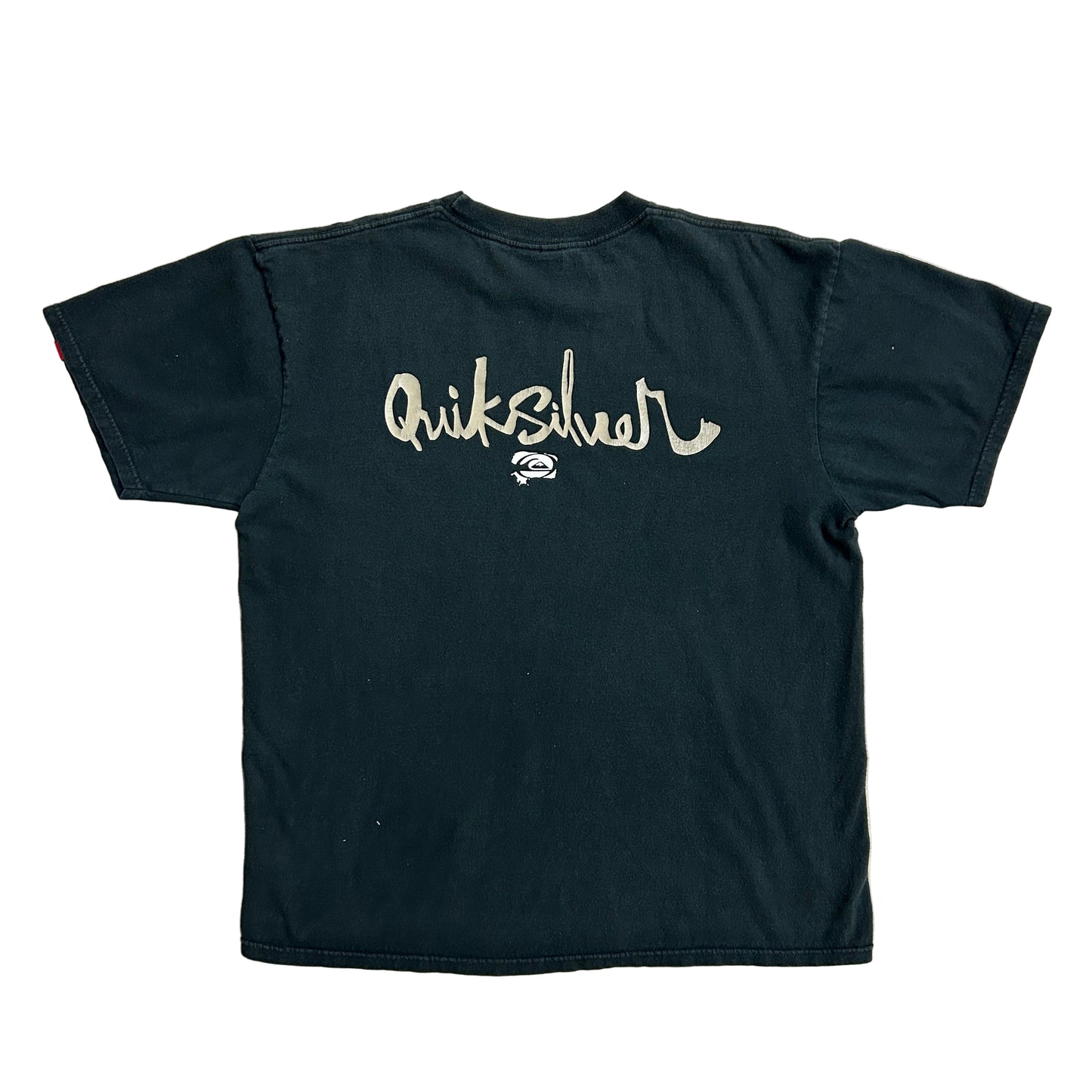 Quicksilver Black Tee Sz XL