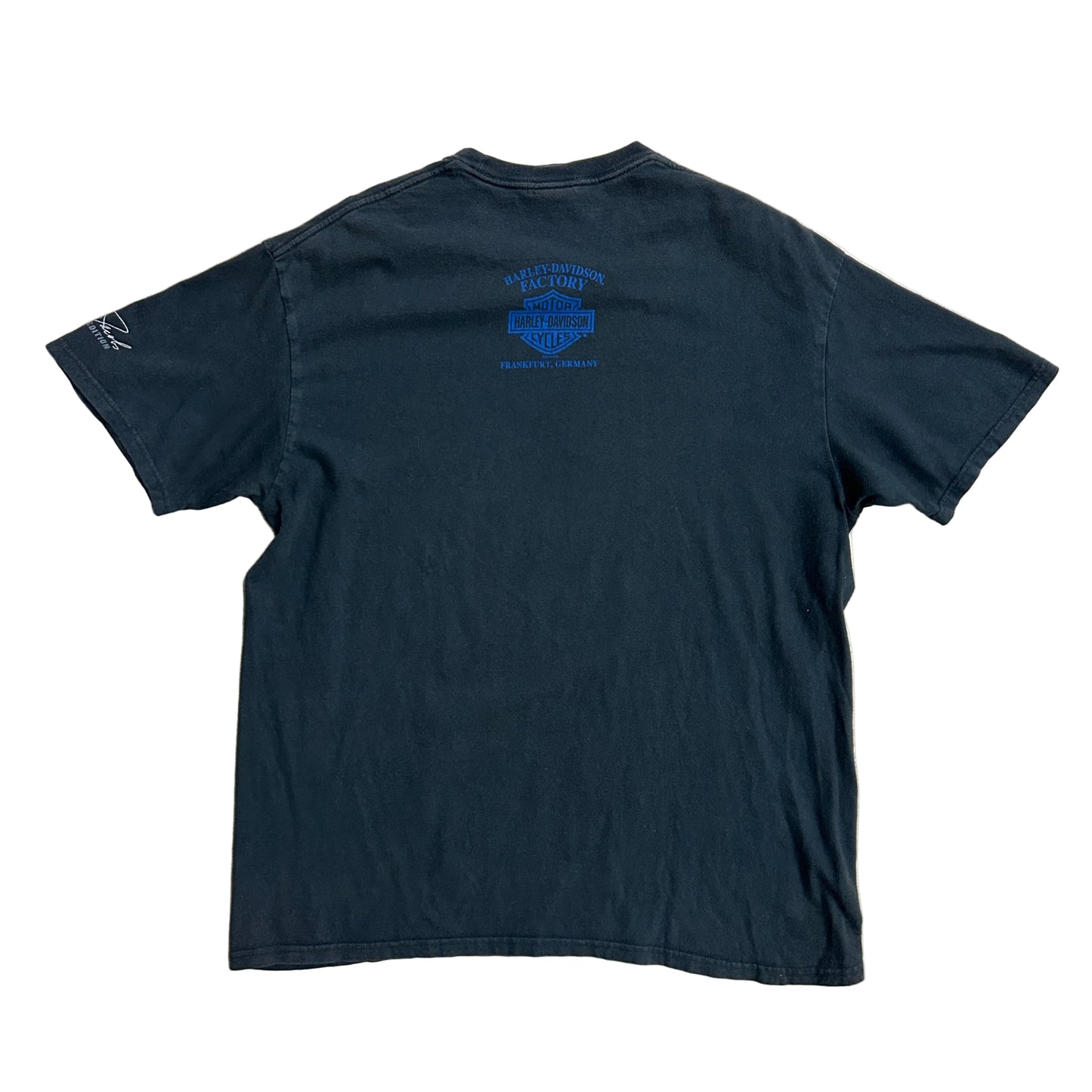 Harley Davidson Blue Motorcycle Tee