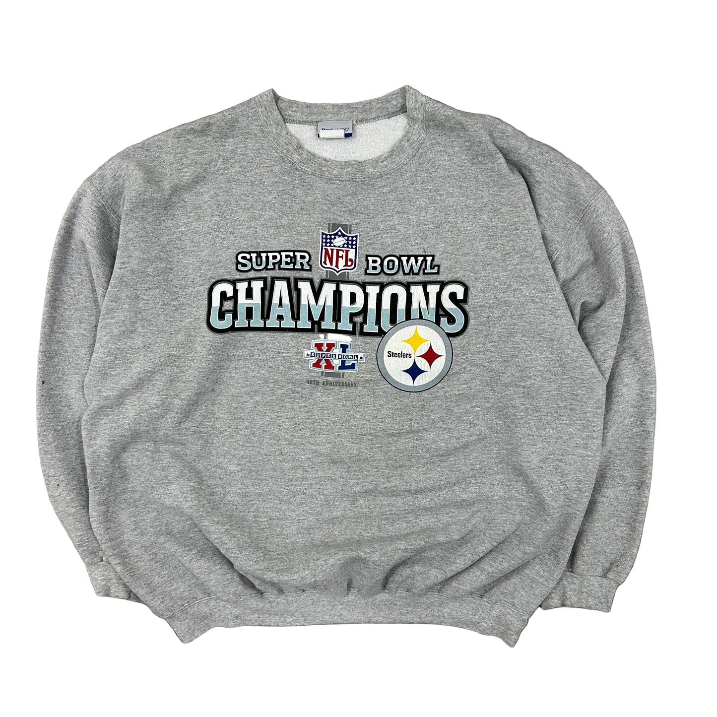 Steelers Super Bowl Champions Grey Sweatshirt