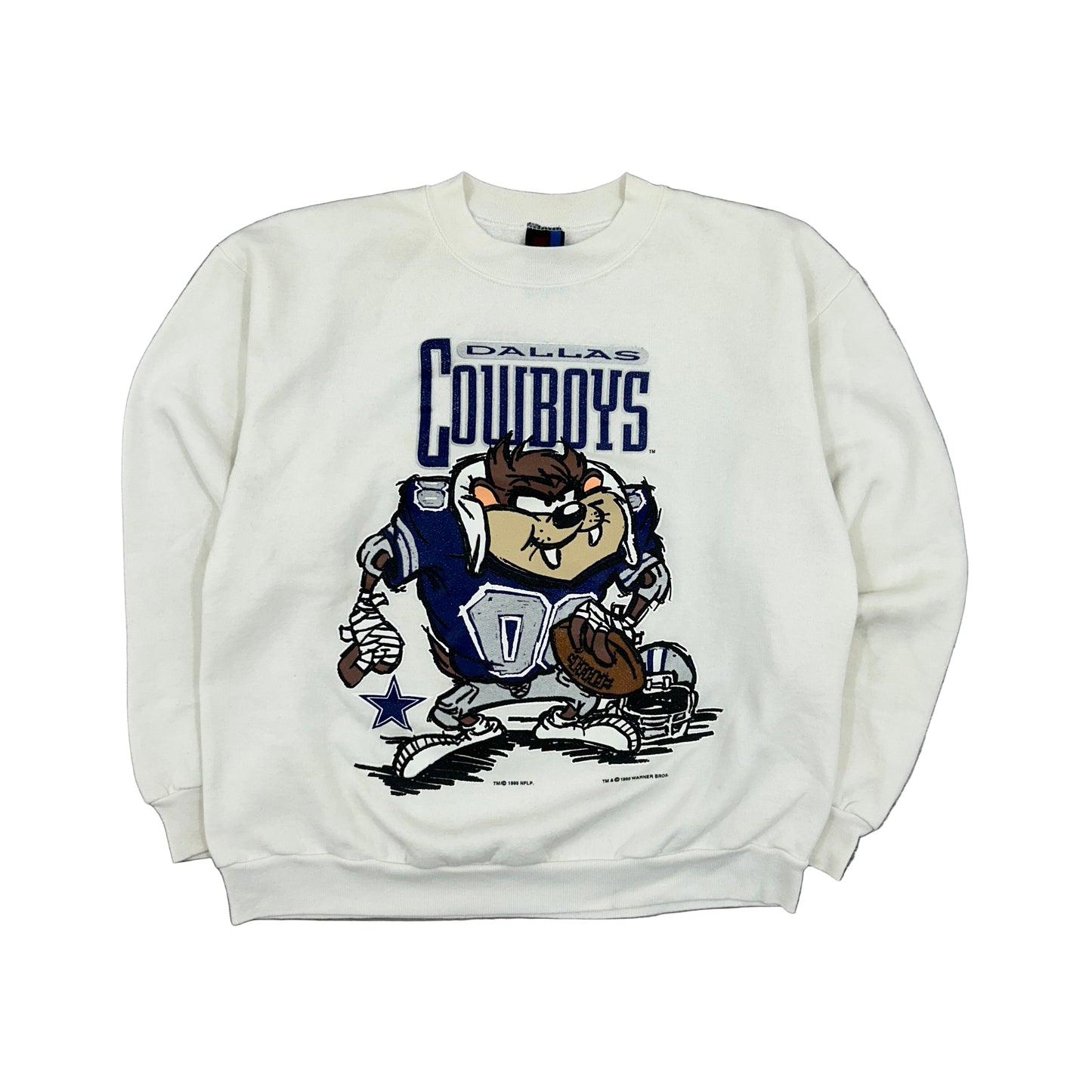 Vtg Cowboys Taz Sweatshirt