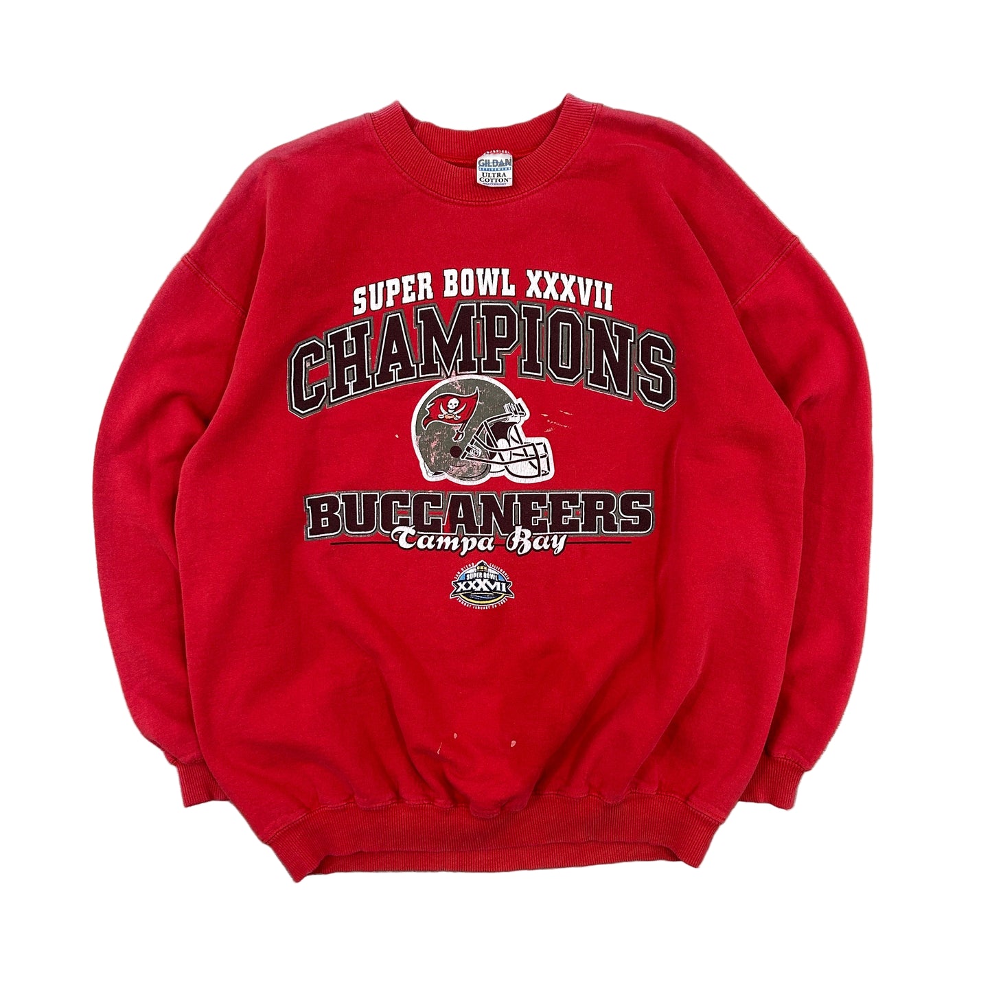 Vtg Tampa Bay Buccaneers Super Bowl 37 Champions Sweatshirt