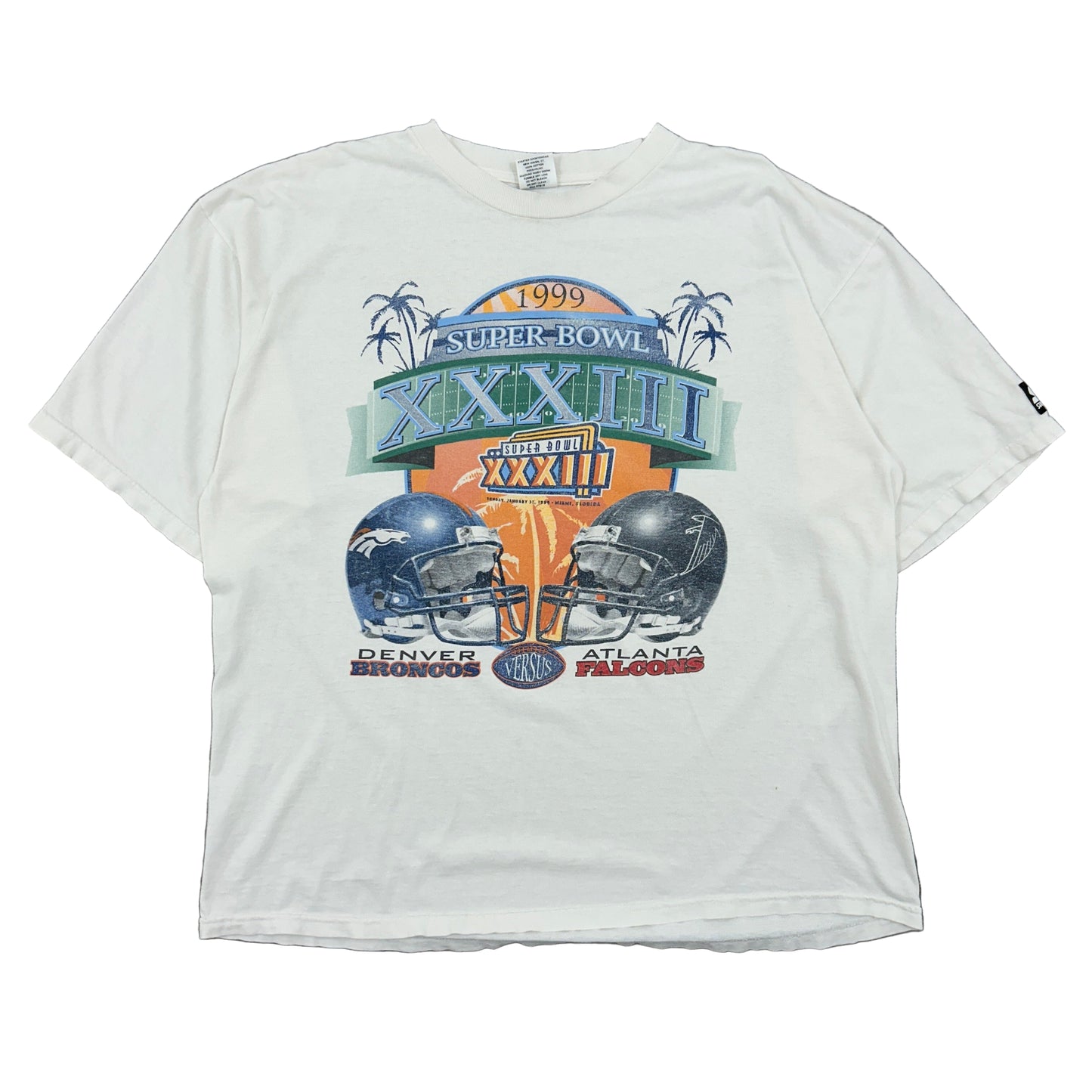1999 Super Bowl Broncos Vs Falcons Tee