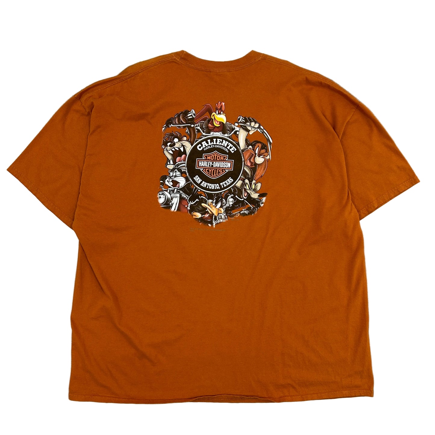 Vtg Harley Davidson Looney Tunes Tee