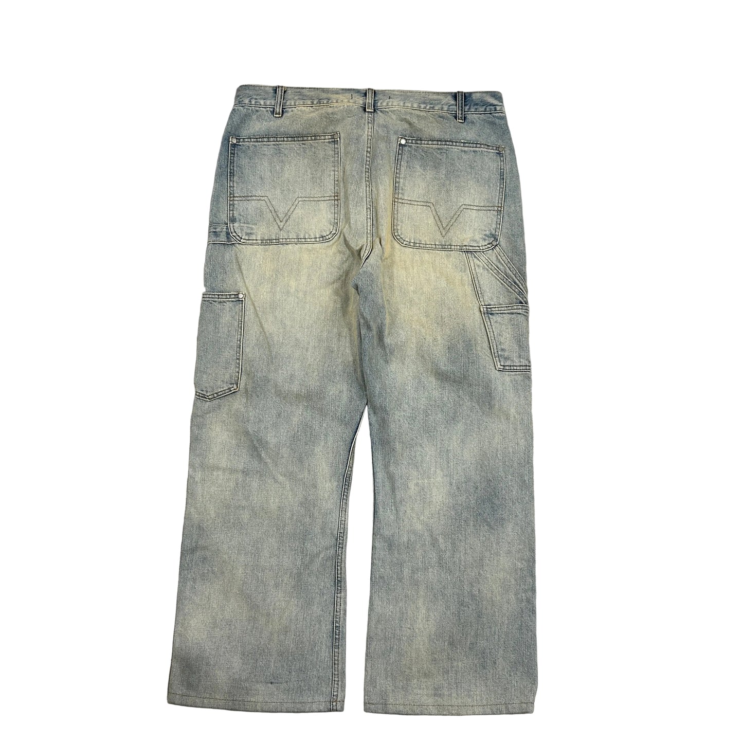 No Maintenance Baggy Double Knee Denim