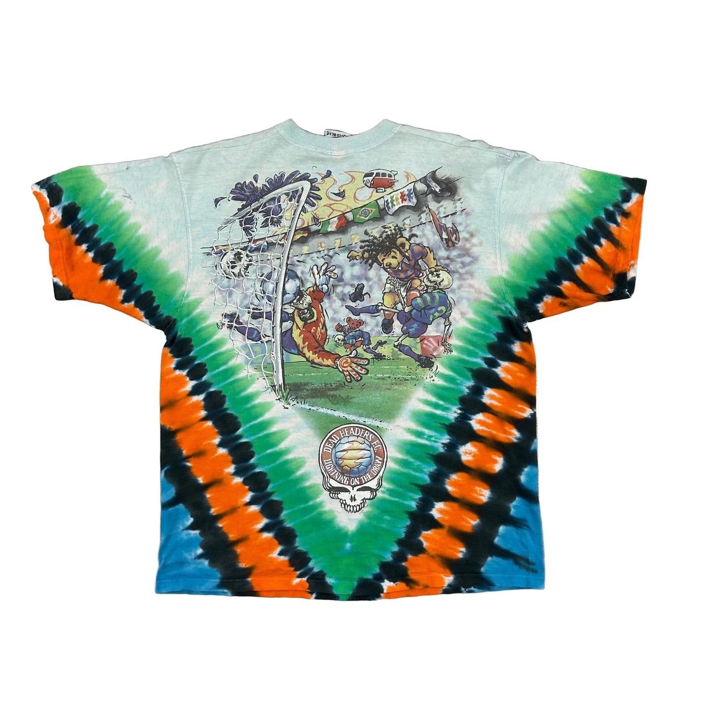 Vintage 1997 Grateful Dead Dead Headers Soccer Shirt