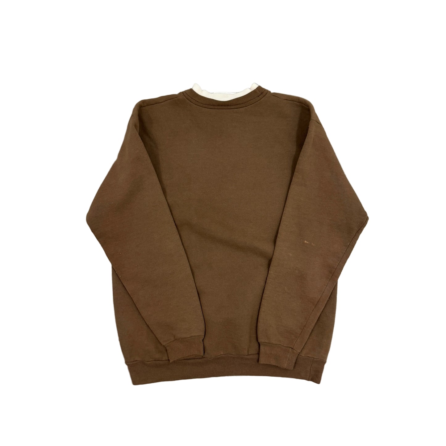 Vtg Brown Flower Sweatshirt