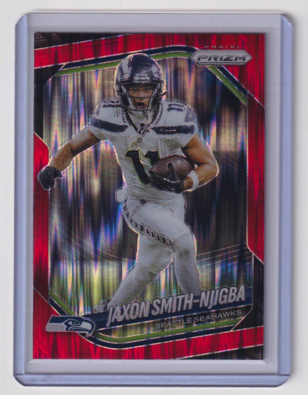 2025 Panini Prizm #254 Jaxon Smith-Njigba Red Flash