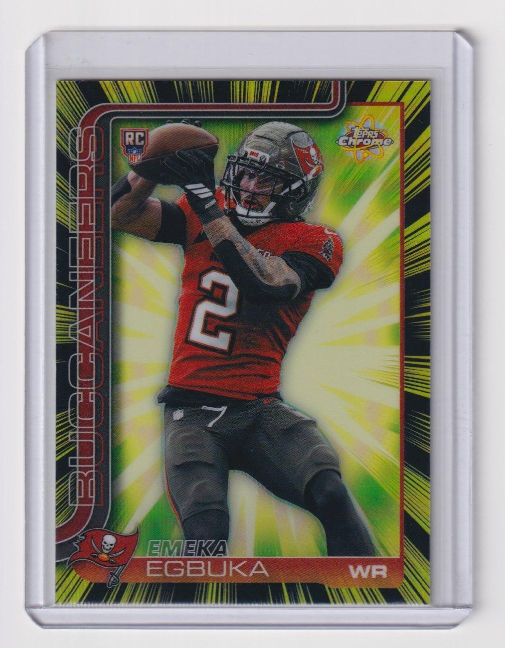 2025 Topps Chrome #RR-12 Emeka Egbuka Radiating Rookies