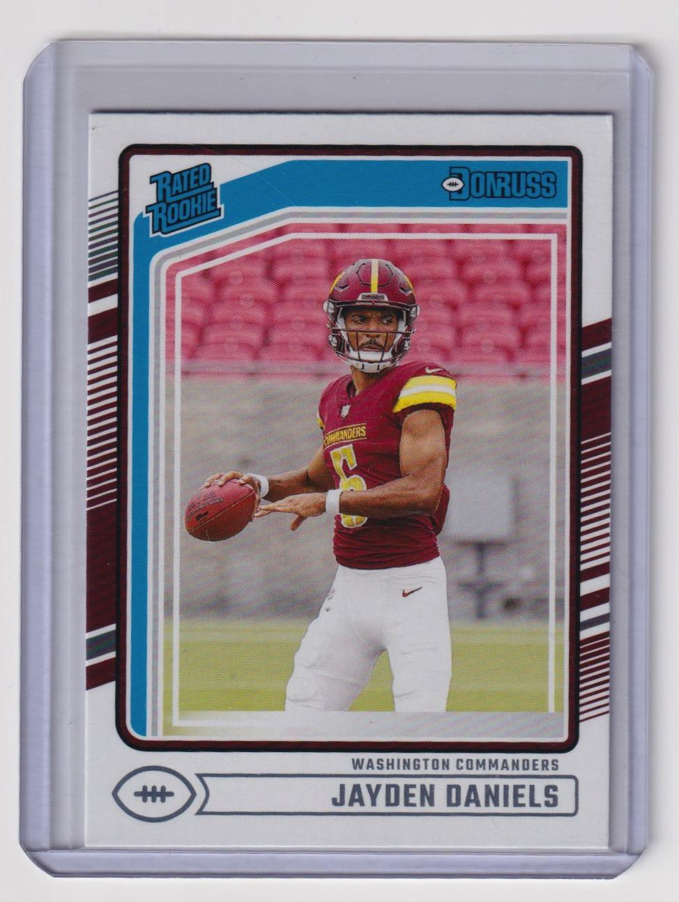 2024 Donruss #389 Jayden Daniels Press Proof Yellow