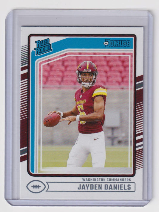 2024 Donruss #389 Jayden Daniels Press Proof Yellow