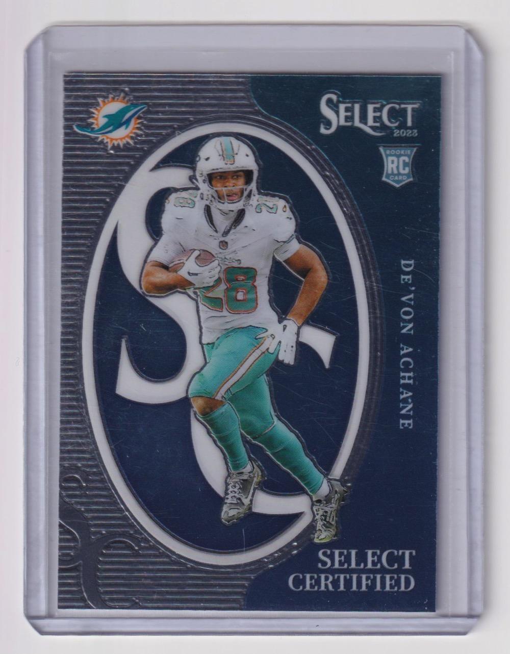 2023 Panini Select #CRO-DAC De'Von Achane Select Certified Rookies Prizm