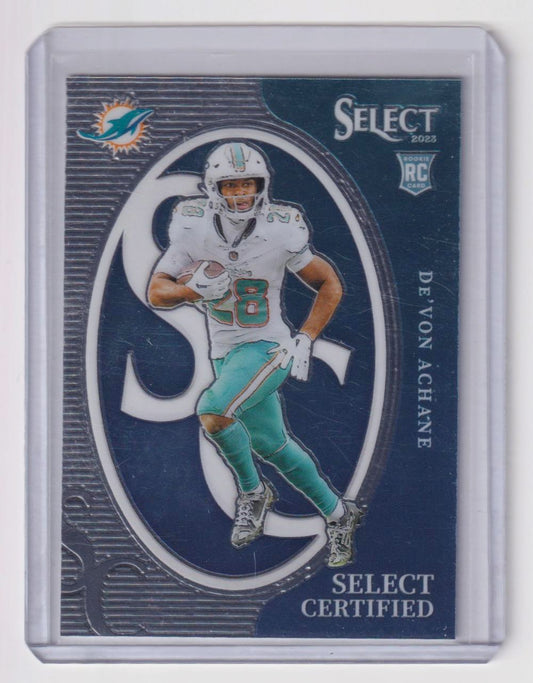 2023 Panini Select #CRO-DAC De'Von Achane Select Certified Rookies Prizm