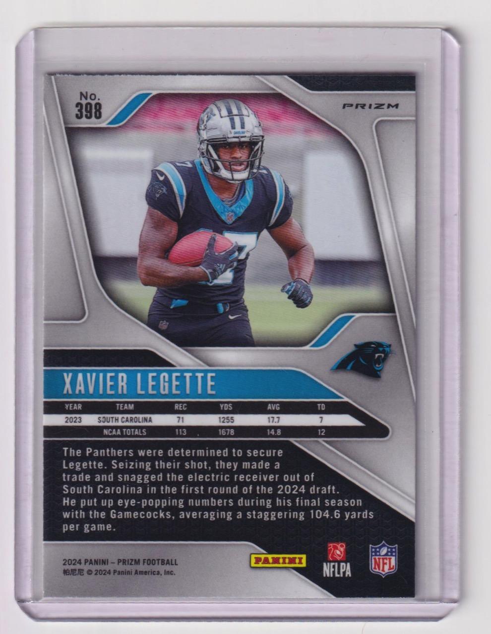 2024 Panini Prizm #398 Xavier Legette Disco
