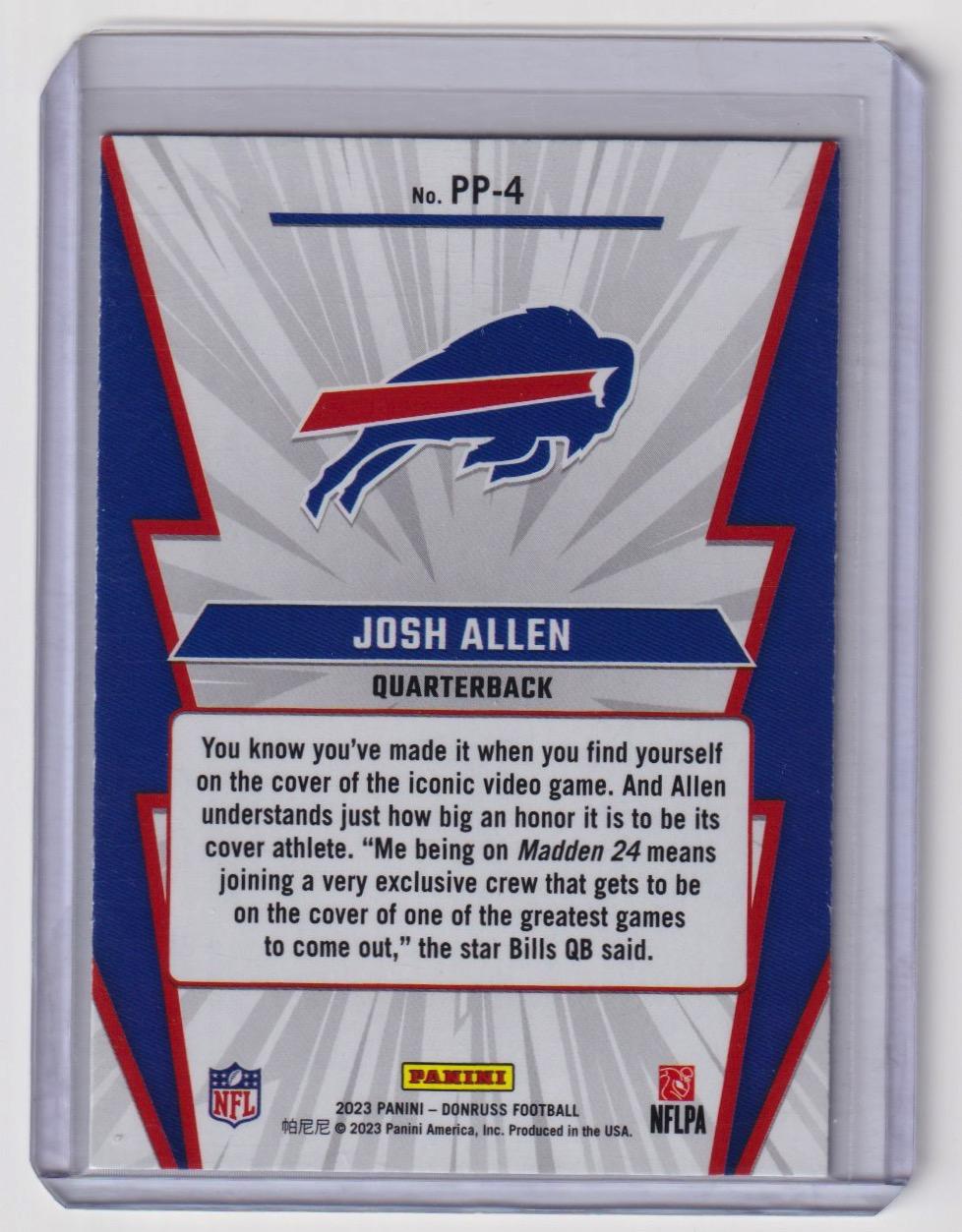 2023 Donruss #PP-4 Josh Allen Power Plus