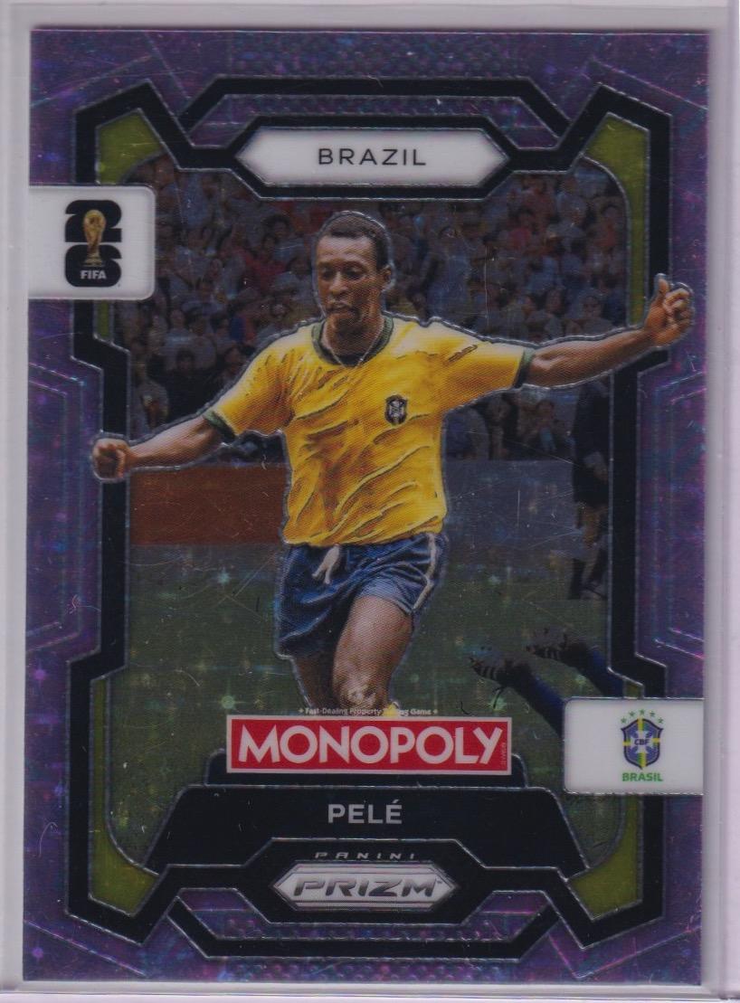 2026 Panini Prizm Monopoly FIFA World Cup #16 Pele Sparkle Pink Prizms