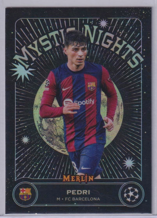 2023-24 Merlin UEFA Club Competitions #MN-6 Pedri Mystic Nights