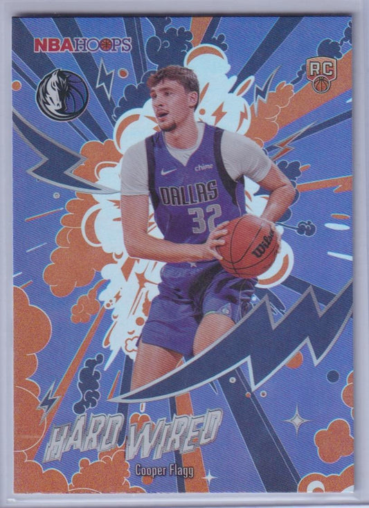 2025-26 Hoops #HW-21 Cooper Flagg Hard Wired Orange Hoops