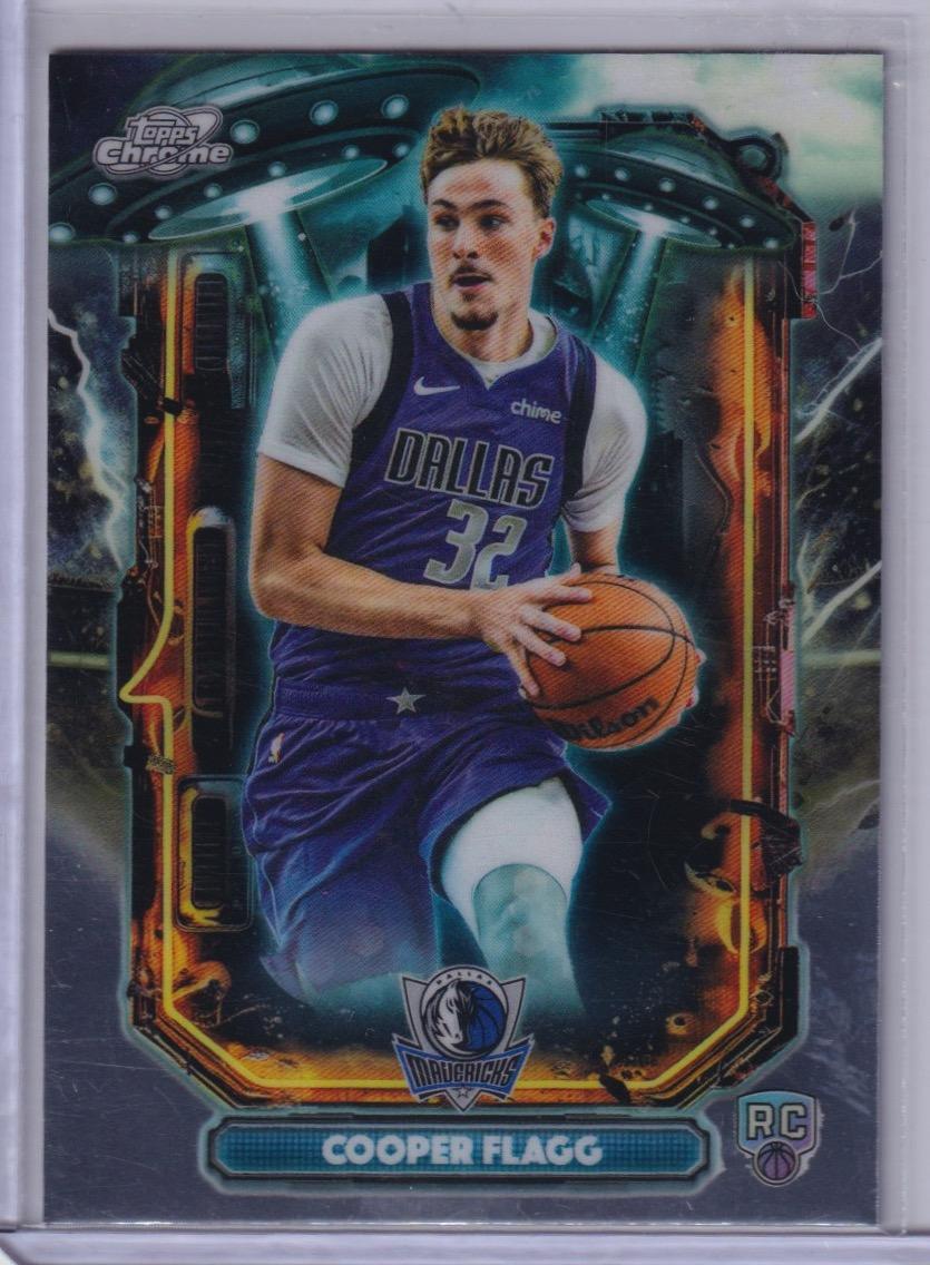 2025-26 Topps Chrome Cosmic #ET-11 Cooper Flagg Extraterrestrial Talent