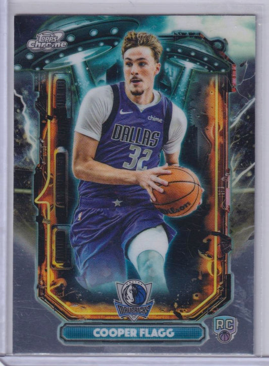 2025-26 Topps Chrome Cosmic #ET-11 Cooper Flagg Extraterrestrial Talent