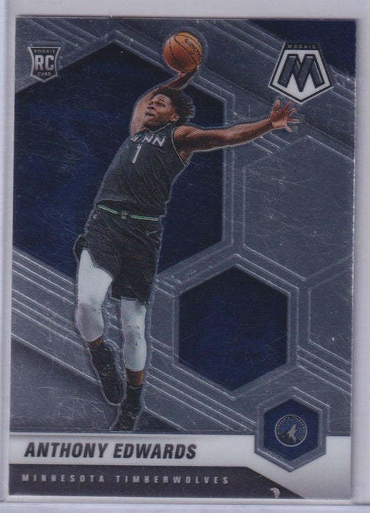 2020-21 Panini Mosaic #201 Anthony Edwards